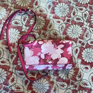 Michael Kors Floral Crossbody Purse (Small)